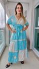Vestido Longo Indiano Lurex Luxo Boho Chic c/ Forro-c102 Vestido Longo Indiano Lurex Luxo Boho Chic c/ Forro-c102
