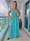 Vestido Longo Indiano Lurex Luxo Boho Chic c/ Forro-cod.64 Vestido Longo Indiano Lurex Luxo Boho Chic c/ Forro-cod.64