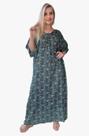 Vestido Longo Indiano Tipo Kaftan Toque De Seda - Cod. 5017