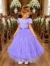 Vestido Longo Infantil Festa Lilás Lavanda Formatura Casamento Social Pérolas Brilho Princesa Florista Aniversário Vestido Longo Infantil Festa Lilás Lavanda Formatura Casamento Social Pérolas Brilho Princesa Florista Aniversário