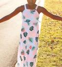 Vestido Longo Infantil Floral - MalweeKids Vestido Longo Infantil Floral - MalweeKids