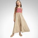 Vestido Longo Infantil Verão Em Tricot e Malha Florence - Fakini Playground