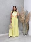 Vestido Longo Inspirado em Estampas Tropicais