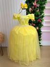 Vestido Longo Jaqueline Amarelo - Elegância e Sofisticação