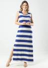 Vestido Longo Listrado Pau a Pique