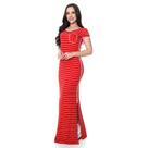 Vestido longo malha