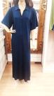 Vestido longo malha viscolaicra chemise tamanhos p,m,g