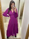 Vestido Longo Manga Longa Vestido Longo Manga Longa