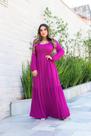 Vestido Longo Manga Longa Saia 3 Marias
