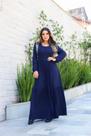Vestido Longo Manga Longa Saia 3 marias Vestido Longo Manga Longa Saia 3 marias
