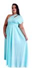 Vestido Longo Multiformas Plus Size G1 ao G4 Casamento/Madrinha/Festa Saia Godê