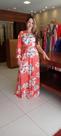 Vestido Longo nula manga