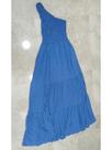 Vestido longo nula manga verão elastek viscolinho Vestido longo nula manga verão elastek viscolinho