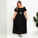 Vestido Longo Ombro A Ombro Plus Size Festa Casamento Madrinha Moda Evangélica