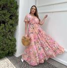 Vestido Longo Plissado