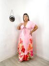 Vestido Longo Plus Size Floral - REF.9289 Vestido Longo Plus Size Floral - REF.9289