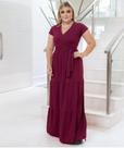 Vestido Longo Plus Size Três Marias Moda Feminina