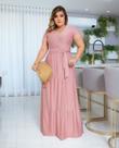 Vestido Longo Plus Size Três Marias Moda Feminina Vestido Longo Plus Size Três Marias Moda Feminina