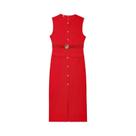 Vestido Longo Preto Sem Mangas Para Mulheres, Elegante E Casual, Primavera Verão 2025 Vestido Longo Preto Sem Mangas Para Mulheres, Elegante E Casual, Primavera Verão 2025