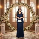 Vestido Longo Renda 77 Madrinha Festa Plus Size Formatura