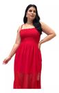Vestido Longo Renda Casual Conforto Moda