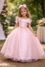 Vestido Longo Rosa Claro Daminha Festa Doce Elegancia Vestido Longo Rosa Claro Daminha Festa Doce Elegancia