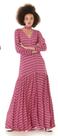 Vestido longo rosa xadrez Vestido longo rosa xadrez