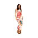Vestido Longo Sem Mangas Com Estampa Coral Para Mulheres, Elegante, Moda De Rua, Peça Única Ropa