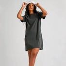 Vestido Longo Slim Fitness Malha Extra-Confort Liso Básico