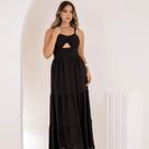 Vestido Longo Tendência Outono Em Alta Coração Romântico