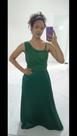 Vestido Longo Verde Esmeralda