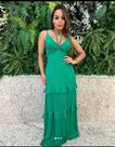 Vestido longo verde M