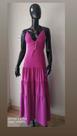 Vestido longo violeta