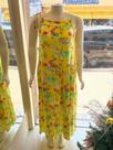 vestido longo viscose estampado