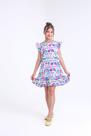 Vestido Luna Branco Arco-Íris