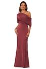 Vestido Mãe da Noiva BITALY Satin Mulberry 18W