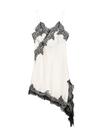 Vestido MakeMechic, renda, cetim, assimétrico, alça espaguete, feminino Vestido MakeMechic, renda, cetim, assimétrico, alça espaguete, feminino