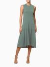 Vestido Malha Ckj Babado Aplicado Vestido Malha Ckj Babado Aplicado