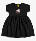 Vestido Malhão Fruit Rovi Kids Preto