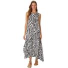 Vestido malwee midi linho feminino ref: mal1000129589