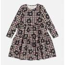 Vestido Manga Longa Infantil Compose Floral Inverno Momi Vestido Manga Longa Infantil Compose Floral Inverno Momi