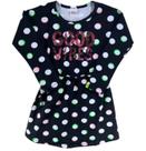 Vestido Manga Longa Infantil Good Vibes Elian