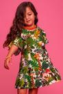Vestido Mangas Selva