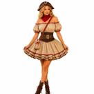 Vestido Maria Bonita de Luxo com Chapéu Roupa Cangaceira Luxo pra Festa Junina Com Bolsa
