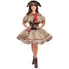 Vestido Maria Bonita de Luxo com Chapéu Roupa Cangaceira Luxo pra Festa Junina Com Bolsa