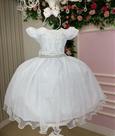 Vestido Marie Branco Ester - Elegante e Sofisticado Vestido Marie Branco Ester - Elegante e Sofisticado