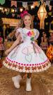 Vestido Marie Junino Luxo Noivinha Noiva dos Corações