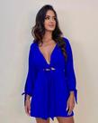 Vestido Marília - Azul Royal