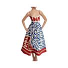 Vestido Maxi Estampado Peixe Oceano Azul Para Mulheres, Sexy, Com Alças Longas, Primavera Verão,