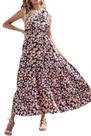 Vestido Maxi Floral Feminino PRETTYGARDEN Ombro Único M
